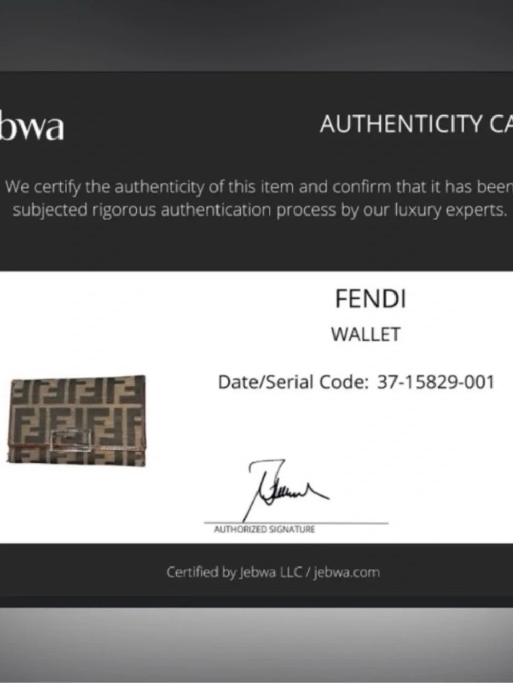 Fendi wallet